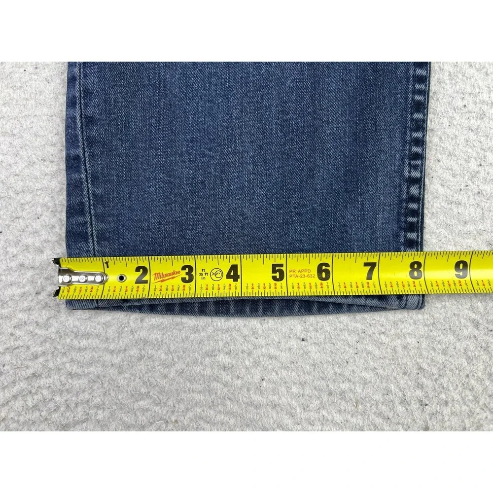Levis 513 Jeans Mens 36x29 Blue Regular Straight Stretch Denim Medium Wash Pants